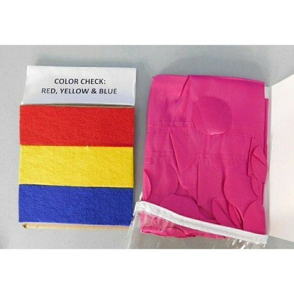 HOME 2 WAY FUSCHIA PINK VALANCE 17 X 50 INCHES, FITS UP TO ONE INCH ROD #0076163 - Picture 2 of 3